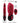 Gender X Body Kisses Rechargeable Silicone Vibrating Suction Massager - Black/Red