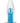 Gender X Electric Blue Silicone Rechargeable Vibrator with Remote Control - Blue/Clear