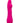 Gia Curved Pleaser Silicone Rechargeable Vibrator - Pink