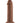 Girthy Vibrating Rechargeable Silicone Dildo - Caramel - 7in