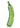 Glas Caressing Cucumber Glass Dildo - Green - 8.25in