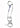 Glas Curved G-Spot Glass Textured Dildo - Blue/Clear - 6in