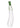 Glas Eggplant Ecstasy Glass Dildo - Green - 7.25in