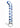 Glas Mr. Swirly G-Spot Glass Textured Dildo - Blue/Clear - 6.5in
