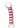 Glas Mr. Swirly Glass Dildo - Clear/Red - 8in