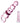 Glas Quintessence Beaded Anal Slider - Pink/Purple
