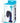 Glas Rechargeable Remote Controlled Vibrating Glass Dotted G-Spot/P-Spot Plug - Blue - 4in