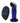 Glas Rechargeable Remote Controlled Vibrating Glass Dotted G-Spot/P-Spot Plug - Blue - 4in
