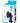 Glas Rechargeable Remote Controlled Vibrating Glass Butt Plug - Blue - 3.5in