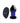 Glas Rechargeable Remote Controlled Vibrating Glass Butt Plug - Blue - 3.5in