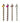 Glitterati Boobie Party Tall Party Straws - Assorted Color/Assorted Colors - 8 Per Pack