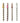 Glitterati Penis Party Tall Celebration Straws - Assorted Colors - 8 Pack