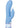 Glitteriffic Rechargeable Silicone Light-Up Vibrator - Aqua/Blue