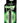 Glow Vibes Sweet Heart Rechargeable Glow In The Dark Bullet - Black/Glow In The Dark/Green