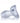 Glowhole 2 Light Up Hollow Silicone Buttplug - Cool Ice - Large
