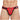 Goal Line Lace-Up Jockstrap - Red - Large/XLarge