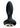 Goddess Diamond Vibrating Rechargeable Silicone Plug - Black