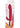 Goddess Thrusting Delight Rechargeable Silicone Dual Stimulating Vibrator - Red