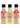 Goodhead Cocktail Delights (3 Pack) 2 Oz.- Peach Bellini, Strawberries and Champagne, Lemon Drop