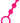 Hustler Silicone Anal Beads 3 Balls - Pink - 5.5in