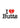 I Love Butts Enamel Pin - Black/Red/White