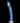 Icicles No. 29 Ribbed Glass G-Spot Dildo - Blue - 7in