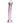 Icicles No 53 Textured Glass Dildo - Clear/Pink - 6.75in