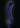 Icicles No 70 Textured G-Spot Glass Probe - Blue