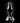 Icicles No 77 Flower Shaped Glass Anal Plug - Black