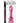 Icicles No. 82 Textured Glass Juicer Anal Probe with Heart Shaped Handle - Pink