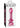 Icicles No. 82 Textured Glass Juicer Anal Probe with Heart Shaped Handle - Pink