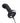 Icicles No. 84 Rechargeable Glass P-Spot Plug with Remote Control - Black