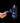 Icicles No. 85 Rechargeable Glass Tapered Plug with Remote Control - Blue