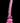 Icicles No. 86 Glass Wand with Bendable Silicone Suction Cup - Pink