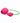 Inmi Bloomgasm Rose Duet 15x Silicone Rechargeable Vibrating and Sucking Clit Stimulator - Pink