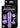 Intense Clit Teaser Kit Mini Vibrator with Silicone Attachments - Purple