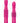 Inya Deep Stroker Silicone Rechargeable Vibrator - Pink