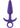 Inya Prince Silicone Butt Plug - Purple - Small
