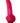Jelly Caribbean Number 2 Jelly Vibrator with Clitoral Stimulator - Red - 8in