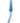 Jelly Fun Flex Beaded Anal Wand - Blue - 9.5in