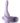 Jimmyjane Hello Bang Rechargeable Silicone Thrusting Vibrator - Lavender/Purple