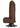 Jock Vibrating Dildo with Balls - Chocolate - 6in