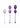 Kegel Training - Purple - 3 Piece/Set