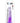 King Cock Clear Dildo - Clear/Purple - 8in