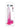 King Cock Clear Dildo with Balls - Clear/Pink - 9in