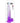King Cock Clear Dildo with Balls - Clear/Purple - 9in