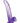 King Cock Clear Dildo with Balls - Clear/Purple - 9in