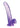 King Cock Clear Dildo with Balls - Clear/Purple - 9in