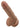 King Cock Dildo with Balls - Caramel/Tan - 7in