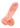 King Cock Dildo with Balls - Flesh/Vanilla - 8in